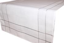 Stalo takelis stačiakampė OAB-05, balta sp./sidabro sp., 60 x 120 cm