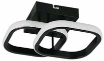 Valgusti lagi ja seinad Reality Kasia R63531932, LED, 3000 °K, 2 x 7 W, valge v./must v. / must v.