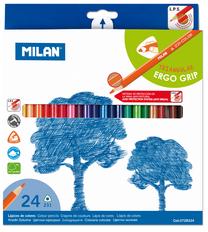 Krāsainie zīmuļi Milan, 24 gab.