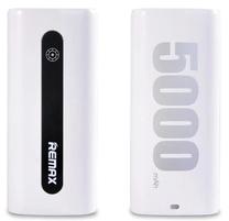 Lādētājs-akumulators (Power bank) Remax E5, 5000 mAh, balta krās.
