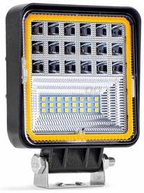Prožektor ilma liikumisandurita, pinnale paigaldatav AMiO Combo AWL12, 45 W, 3360 lm, 6000 - 6500 °K, IP67, must v.