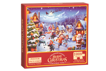 Адвент-календарь I-Play Merry Christmas, 50 см x 70 см, 1008 шт., многоцветный