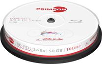 Ierakstāms kompaktdisks PrimeOn Ultra Speed, 50 GB, 10gab.