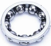 Dviračio guolis Azimut MTB Ball Bearings BBST97, metalas, chromo sp., 25 vnt.