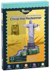 3D пазл Christ The Redeemer, 22 шт.