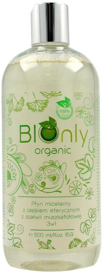 Мицеллярная вода BIOnly Organic 3in1, 500 мл