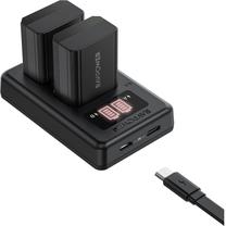 Bateriju lādētājs RAVPower NP-FW50 Camera Battery Charger Set for Sony