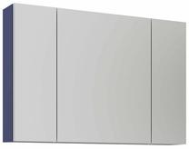 Piekarināms vannas istabas skapis ar spoguli Kalune Design Bari, matēta tumši zila krās., 16 cm x 97 cm x 66 cm