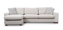 Kampinė sofa Hanah Home Loop 560ARE1134, šviesiai ruda sp., kairinė, 290 x 194 cm x 85 cm