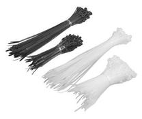 Крепежные хомуты Lanberg ORG01-BVP400-MC2, 400 шт., прозрачный цв./черный цв.