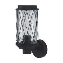Āra sienas lampa Ledvance Cage Cage Up, 60W, E27, IP44, melna krās., 12.5 cm x 30.3 cm