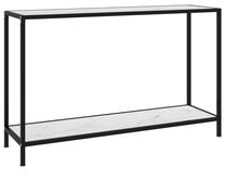 Konsoles galds VLX, balta krās./melna krās., 120 cm x 35 cm x 75 cm