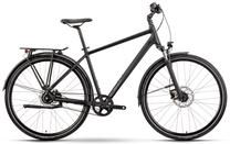 Velosipēds hibrīds Raymon Zayn Ultra, 28 ", M rāmis, melna krās.