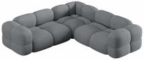 Kampinė sofa Cosmopolitan Design Loretto Sorella 89, pilka sp., 250 x 250 cm x 68 cm