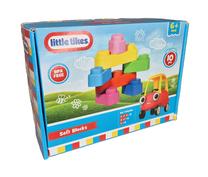Rotaļu kluču komplekts Little Tikes Soft, 10 gab., daudzkrāsaina