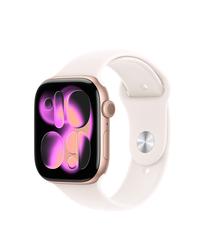Išmanusis laikrodis Apple Watch Series 11 GPS 46mm Light Blush Sport Band - S/M MEV64ET/A, rose gold aluminium sp.