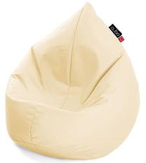 Sėdmaišis Drizzle Drop Pop fit, kreminė, 120 l