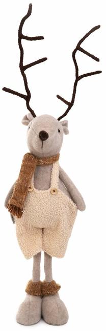 Kalėdinė dekoracija, „Elnias“ Homla Millie 861180, 62 cm, smėlio sp.