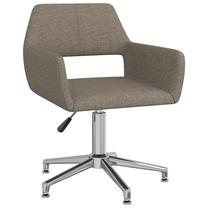 Darba krēsls VLX Swivel Office 330340, 52.5 x 53 x 71 - 83 cm, brūna krās.