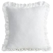 Dekoratyvinės pagalvėlės užvalkalas Muslin JA214-01, balta sp., 45 cm x 45 cm