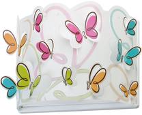 Valgusti seinale Dalber Butterfly, E27, 1 x 27 W, valge v./roheline v. / valge v., 23,5 x 14,5 x 31 cm