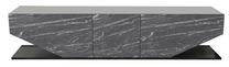 TV galds Kalune Design Inci, melna krās., 180 cm x 30 cm x 40 cm