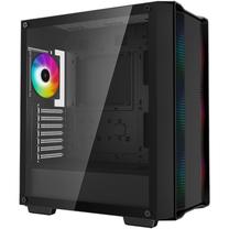 Kompiuterio korpusas Deepcool CC560 ARGB V2, skaidri sp./juoda sp.