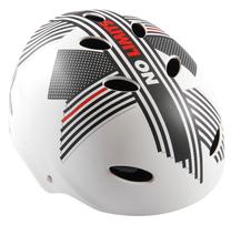 Шлемы велосипедиста универсальный Volare No Limits, белый цв./красный цв./серый цв., 550 - 570 мм