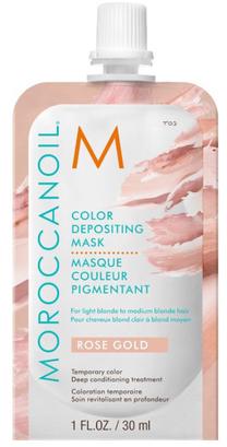 Matu maska, tonizējoša Moroccanoil Rose Gold Color Depositing, 30 ml