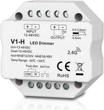 Kontroller LED Controller for Single Color Strips, RF 2.4GHz, 2.6 cm x 5.2 cm x 5.2 cm