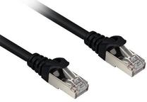 Провод Sharkoon Cat.6a RJ-45, RJ-45, 10 м, черный цв.