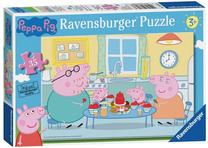 Dėlionė Ravensburger Peppa Pig Family Time 08628, 18 cm x 26 cm, 35 vnt., įvairių spalvų