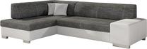 Kampinė sofa Fabio Berlin 02, Soft 17, balta sp./tamsiai pilka sp., kairinė, 167 x 268 cm x 73 cm