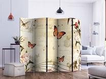 Širma Artgeist Melodies Of Butterflies II, įvairių spalvų, 225 cm x 172 cm