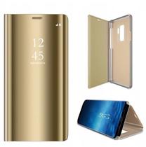 Чехол для телефона Mocco Clear View, золотой цв., Samsung
