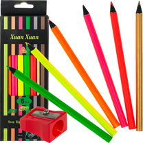 Spalvoti pieštukai Neon, 6 vnt.