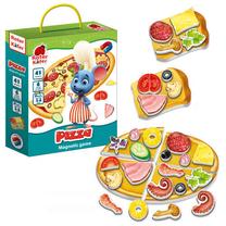 Развивающая игра Roter Kafer Magnetic Game Pizza, многоцветный