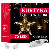 Lempučių girlianda Springos CL4016, 5.1 m, šiltai balta sp., 70 LED