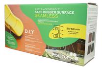 Guminė grindų danga žaidimų aikštelėms Epuflex Safe Rubber Surface, 150 cm x 150 cm, raudona sp.
