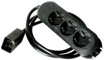 Pagarinātājs Online USV KG16A3SCH, 1.8 m, 3 ligzdas, melna krās.