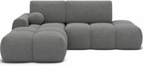 Kampinė sofa - lova Vittario, pilka sp., 170 x 227 cm x 95 cm