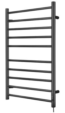 Elektrinis rankšluosčių džiovintuvas Thema Lux BK-109W-10T, juoda sp., 53 cm x 87 cm, 135 W