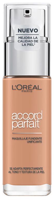Skystas makiažo pagrindas L’Oréal Paris Accord Parfait, 5d/5w golden sand, 30 ml