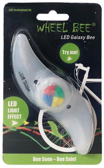 Dviračio LED lemputė Wheel Bee Galaxy Bee LED Light 950035, plastikas, balta sp./įvairių spalvų
