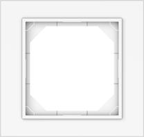 Vienvietīgs rāmis Vilma QR1000 111076101101, balts krās. 1 v.
