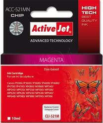 Rašalinio spausdintuvo kasetė ActiveJet Supreme ACC-521MN, raudona sp., 10 ml