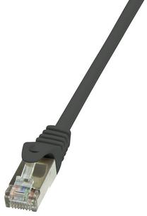 Laidas Logilink CAT 5e F/UTP RJ-45 8P8C, RJ-45 8P8C, 0.5 m, juoda sp.