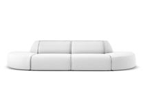 Lauko sofa Calme Jardin Maui CAL_R4SO_153_F1_MAUI3, šviesiai pilka sp., 100 cm x 380 cm x 69 cm