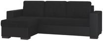 Kampinė sofa Newark Sawana 14, Soft 11, juoda sp., 150 x 237 cm x 90 cm