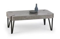 Žurnalinis staliukas Emily, juoda sp./pilka sp., 110 cm x 60 cm x 42 cm